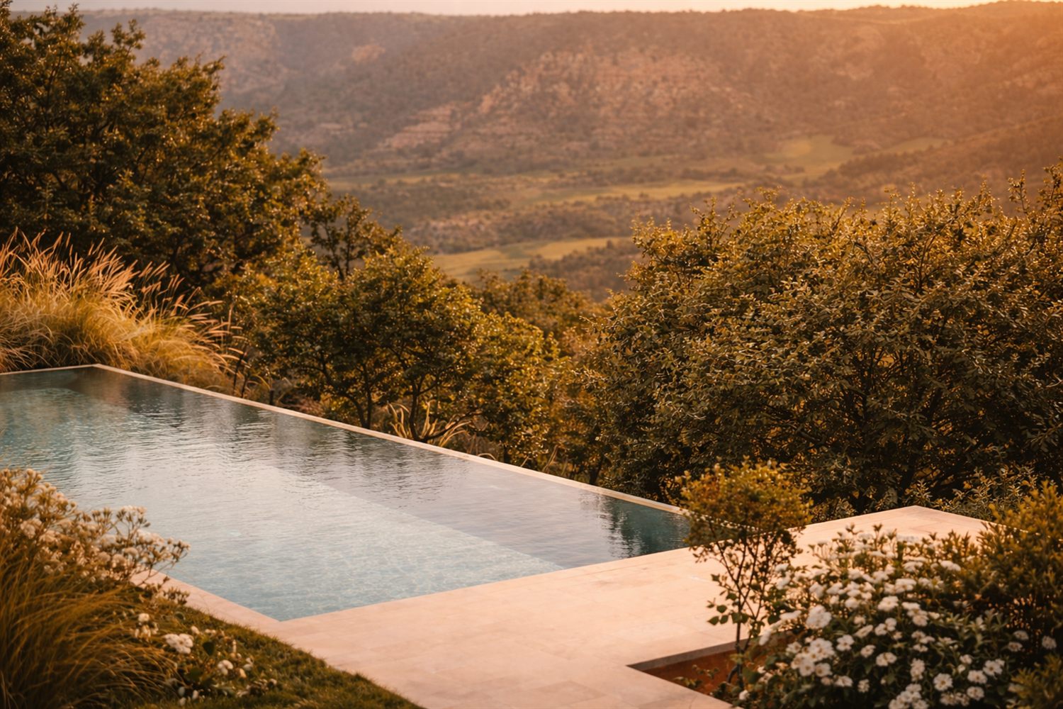Finca Lupiana, Jardín mediterráneo — proyecto de paisajismo de Arkhe