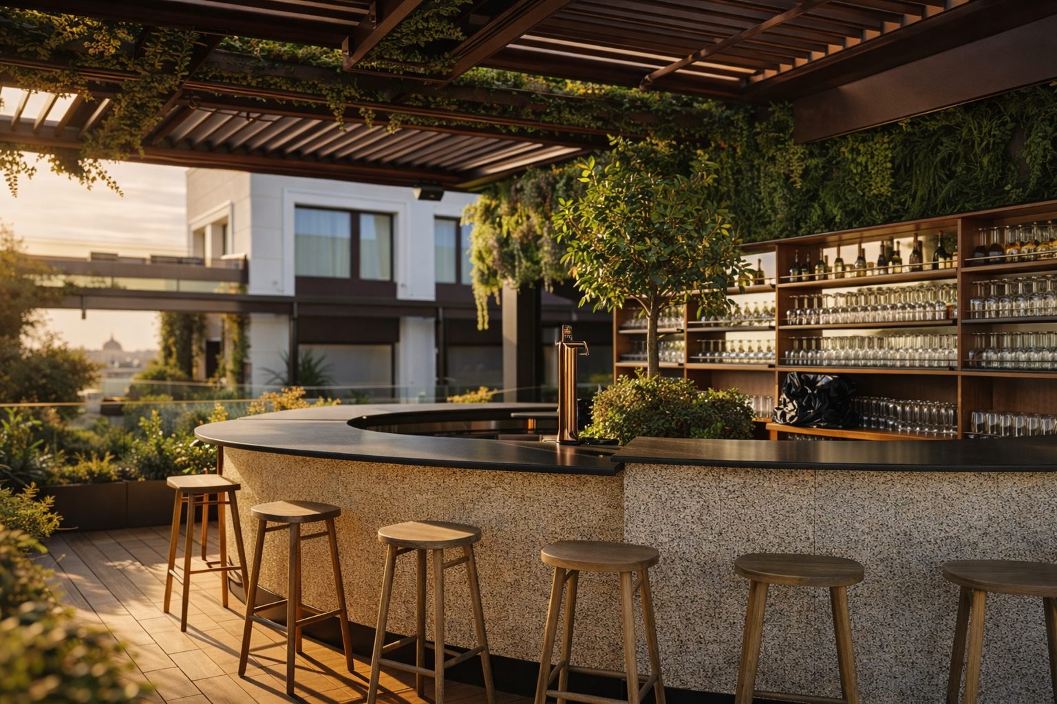 Origen — Hotel Thompson, Arkhe Paisajismo